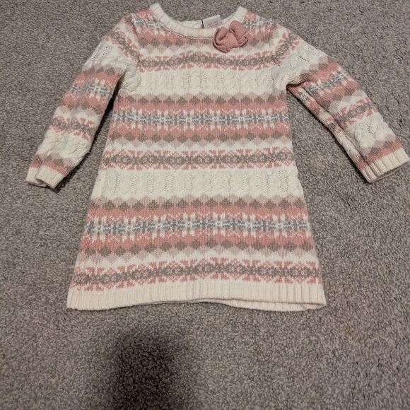 Rachel Zoe Pink and Cream Knit Dress - Picture 1 of 4